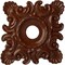 Ekena Millwork Crawley Medallion (Canopies up to 6 3/4"), 18"W x 18"H x 3 1/4"ID x 1 1/2"P, Burnished Mahogany CM18CRBMC - alternate 1